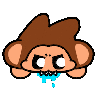 Biting Nom Nom Sticker