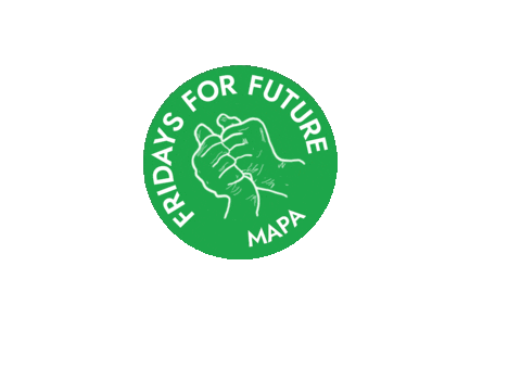Mapa Sticker by Fridays For Future Italia