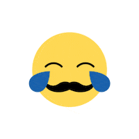 Laugh Mustache Sticker by Vico Food Box