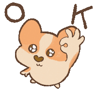 Corgi Ok Sticker