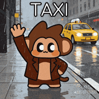 Waving Rush Hour GIF by Chimpers