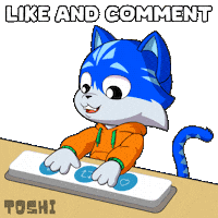 Cat Engage Sticker by Toshithecat