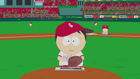 baseball game pitcher GIF by South Park 
