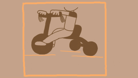 fun bike GIF by Daniela Sherer