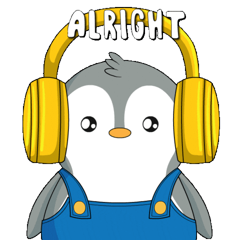 Penguin Wow Sticker by Pudgy Penguins