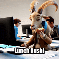 Lunchbreak Lunch Rush GIF by Radiantelope