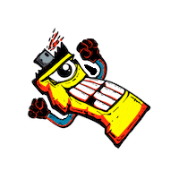 One Eye Monster Sticker by BABAUBA