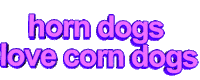 corn dogs love Sticker by AnimatedText