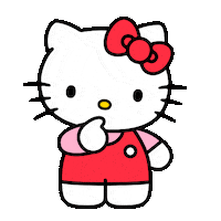 Hello Kitty Sticker by Sanrio Korea
