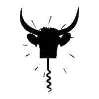 Crazy Bull Sticker by Toro Loco Wine