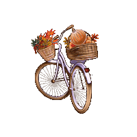 Fall Bike Sticker