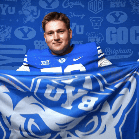 College Football Go Cougs GIF by BYU Cougars