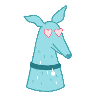 kailaelders love heart crush doggo Sticker