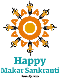Makar Sankranti Sticker by Royal Enfield