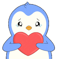 Broken Heart Love Sticker by Pudgy Penguins