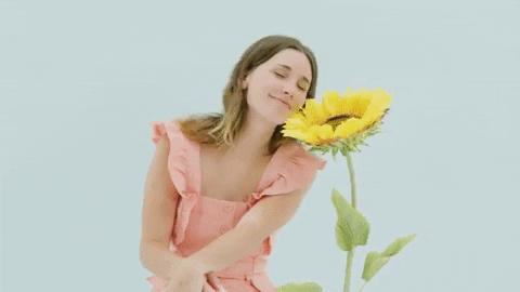 stop and smell the roses flowers GIF by SHAED