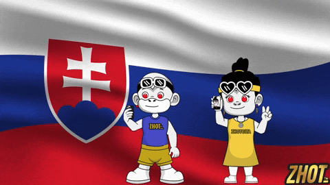 Flag Slovakia GIF by Zhotcita