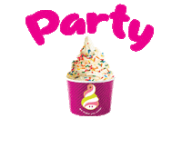 Dessert Party Time Sticker by Menchie's Frozen Yogurt