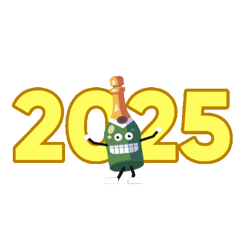 Celebrate New Year Sticker by Animanias