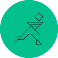 Tangram Sticker by Studio Ellair
