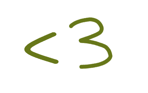 i love you heart Sticker by Westridge School for Girls