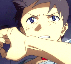 shinji he looks hot here GIF