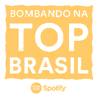 spotifybrasil top musica spotify playlist Sticker