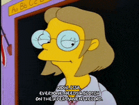 Season 4 Miss Hoover GIF by The Simpsons