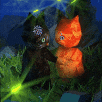 led3an love cat cats hug GIF