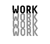 Working To Do Sticker by Maalia Agentur