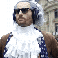 Looking Benjamin Franklin GIF