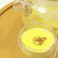 Golden Milk Warm Drink GIF