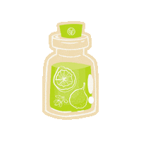 Botanicalessentialsid energy fresh sparkling brave Sticker