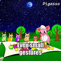 Stars Night GIF by The Pigasso