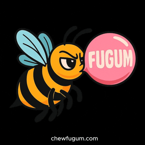 Bee Bubble GIF by Fugum