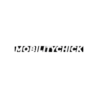 mobilitychick logo movement chick athletes Sticker