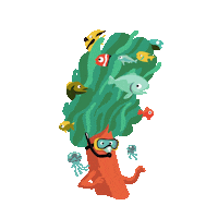 Brasschaat water boom tree zwemmen Sticker
