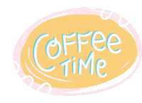 Sleepy Coffee Time Sticker