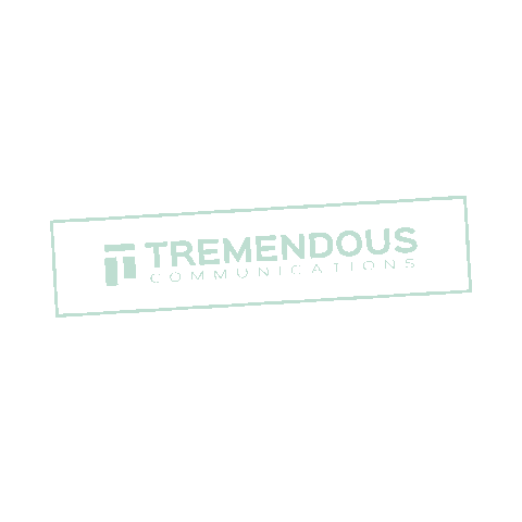 TremendousCommunications giphyupload tremendous wearetremendous tremendouscomm Sticker