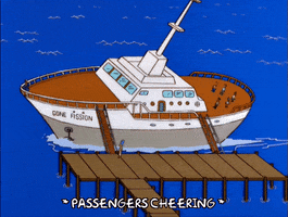 episode 12 boat leaving harbor GIF