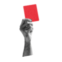 Red Card Hand GIF by Deutscher Gewerkschaftsbund (DGB)