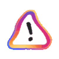 Instagram Warn Sticker by Database數據