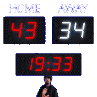 34 Away Sticker