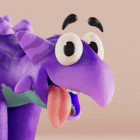 claynosaurz happy dog excited vibe GIF
