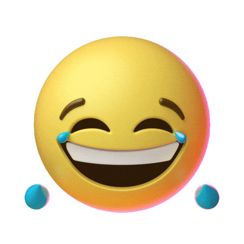Ha Ha Smile Sticker by Emoji