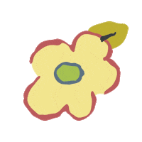 VeraBradley flowers yellow flower red flower orange flower Sticker