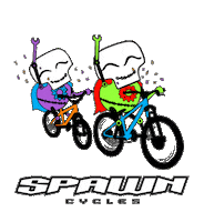SpawnCycles spawn spawncycles spawn cycles Sticker