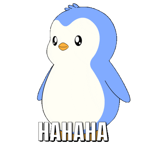 Fun Smile Sticker by Pudgy Penguins
