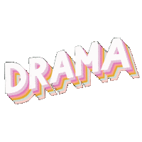 Artsyaffirmations drama great entertaining artsyaffirmations Sticker