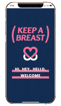 Check Yourself Breast Cancer Sticker by Keep A Breast